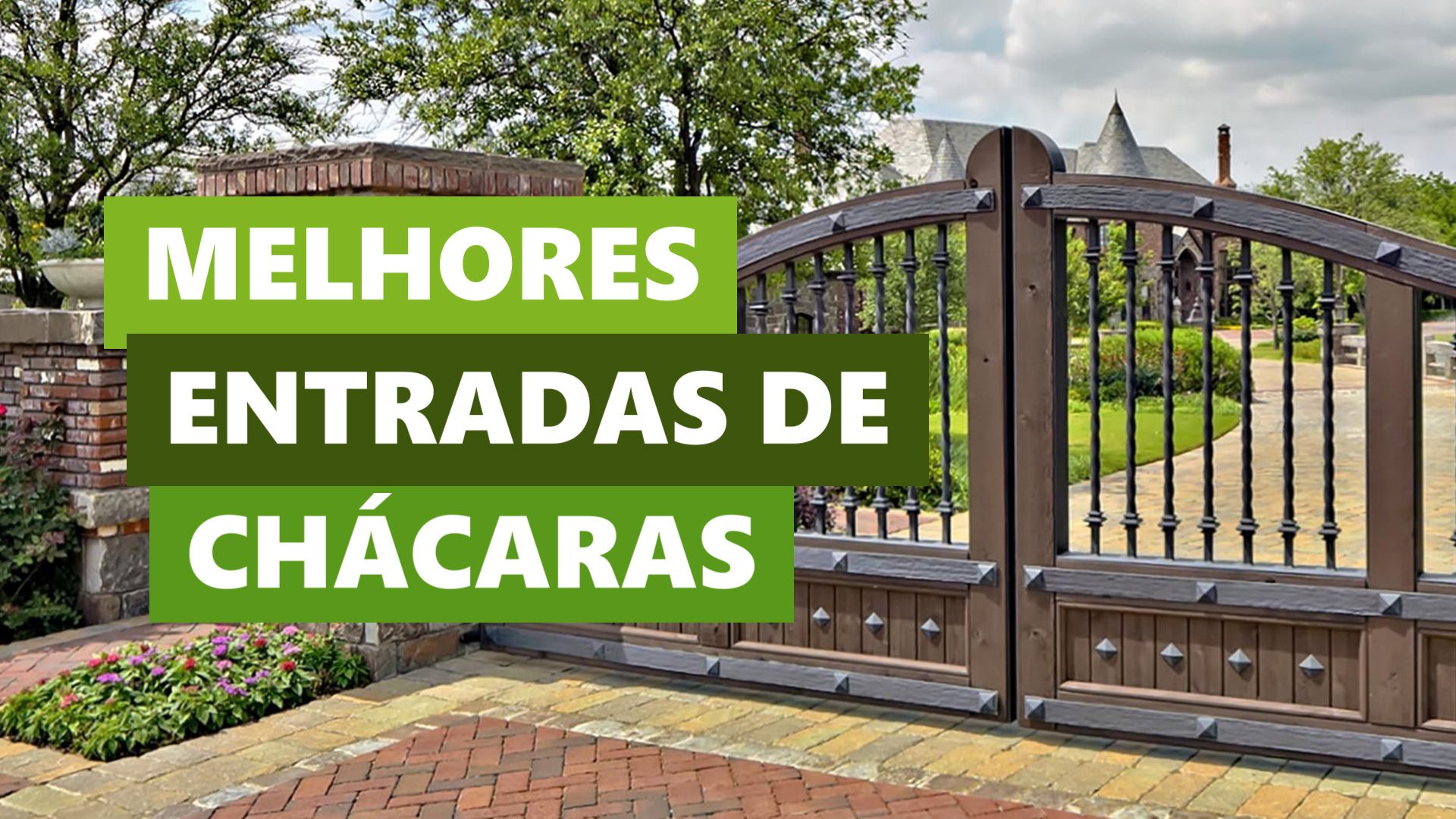 Melhores Ideias Entrada de Chácara