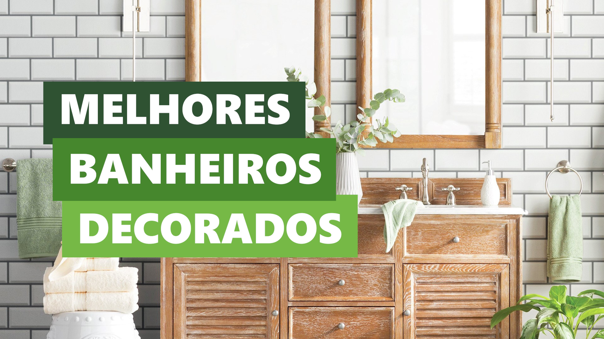 Melhores Ideias Banheiros Decorados