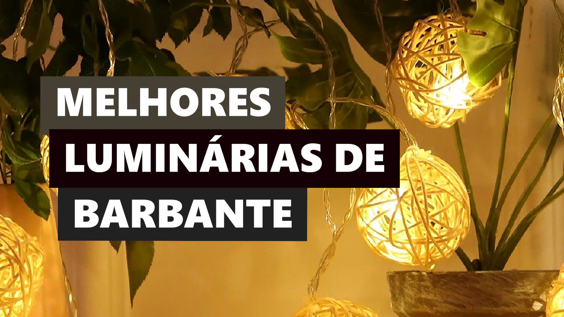 Melhores Ideias Luminária de Barbante