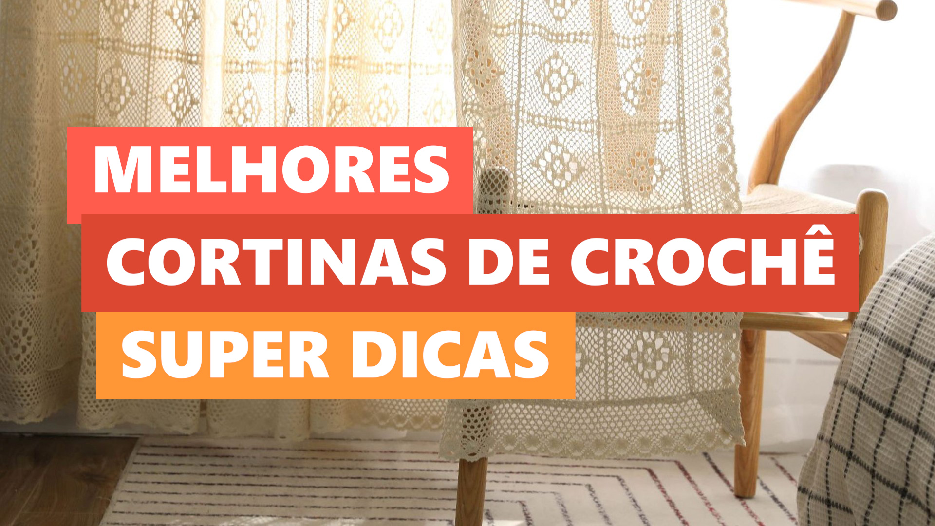 Melhores Ideias Cortina de Crochê