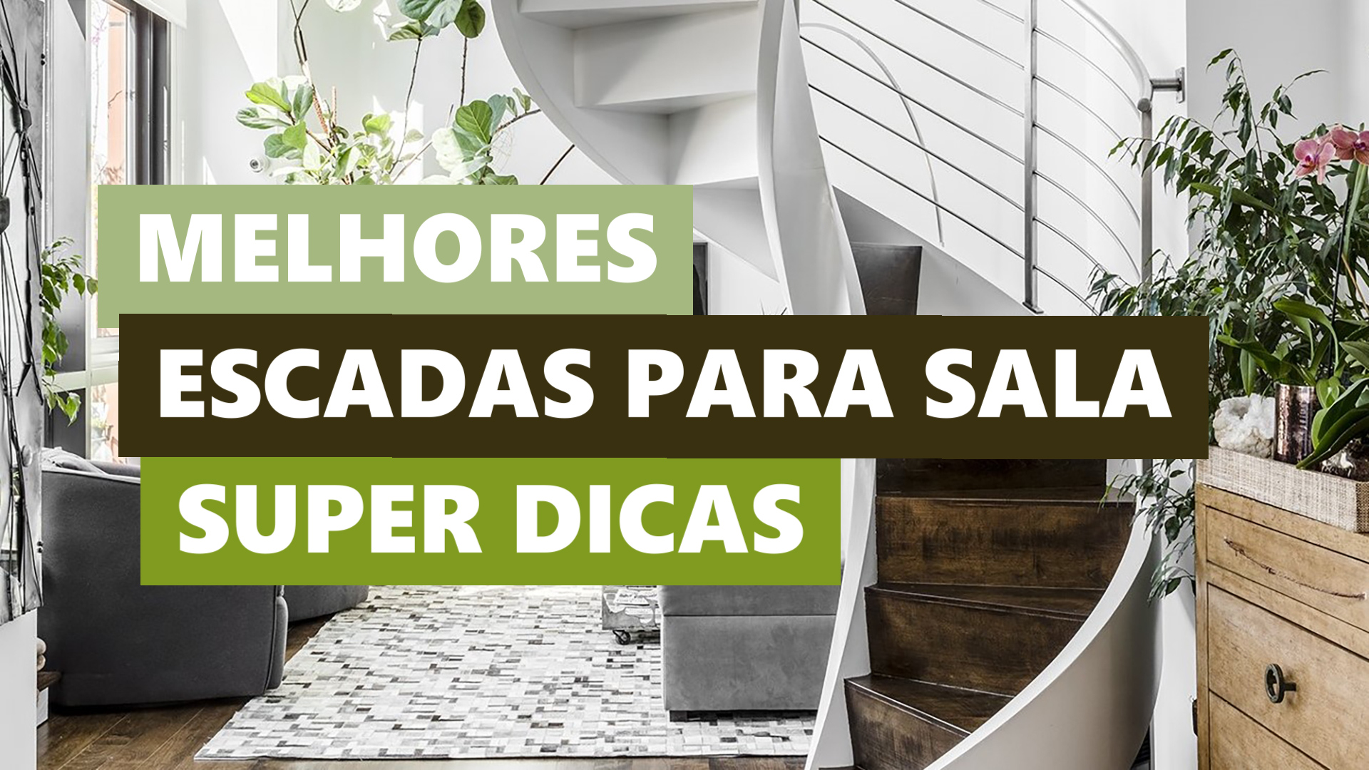 Melhores Escadas para Sala em Casas e Apartamentos