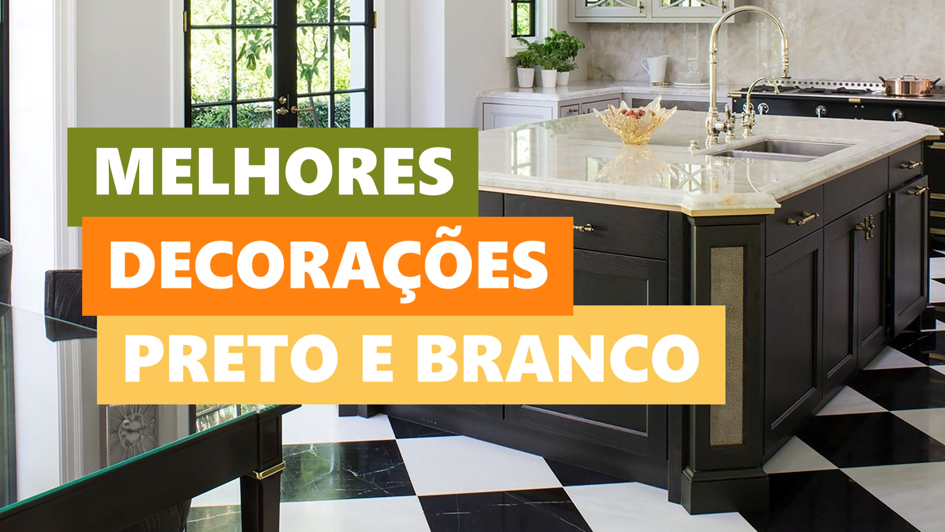 Melhores Ideias Decoração Preto e Branco