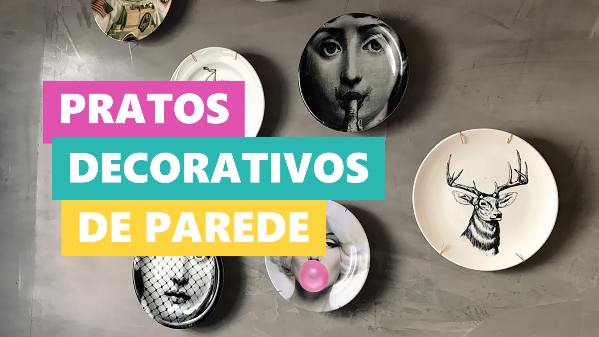 Melhores Ideias Pratos Decorativos de Parede