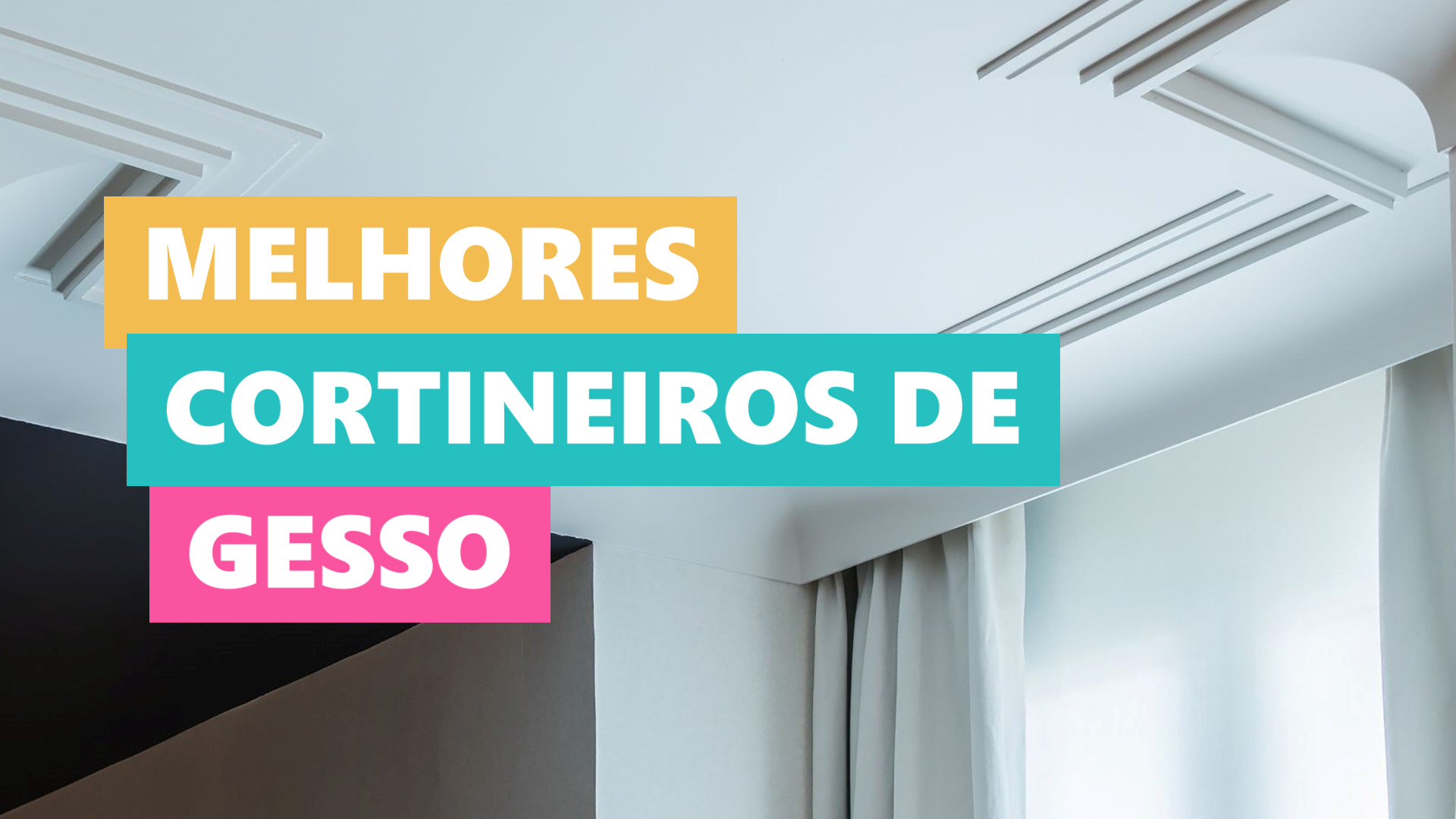 Melhores Ideias Cortineiro de Gesso