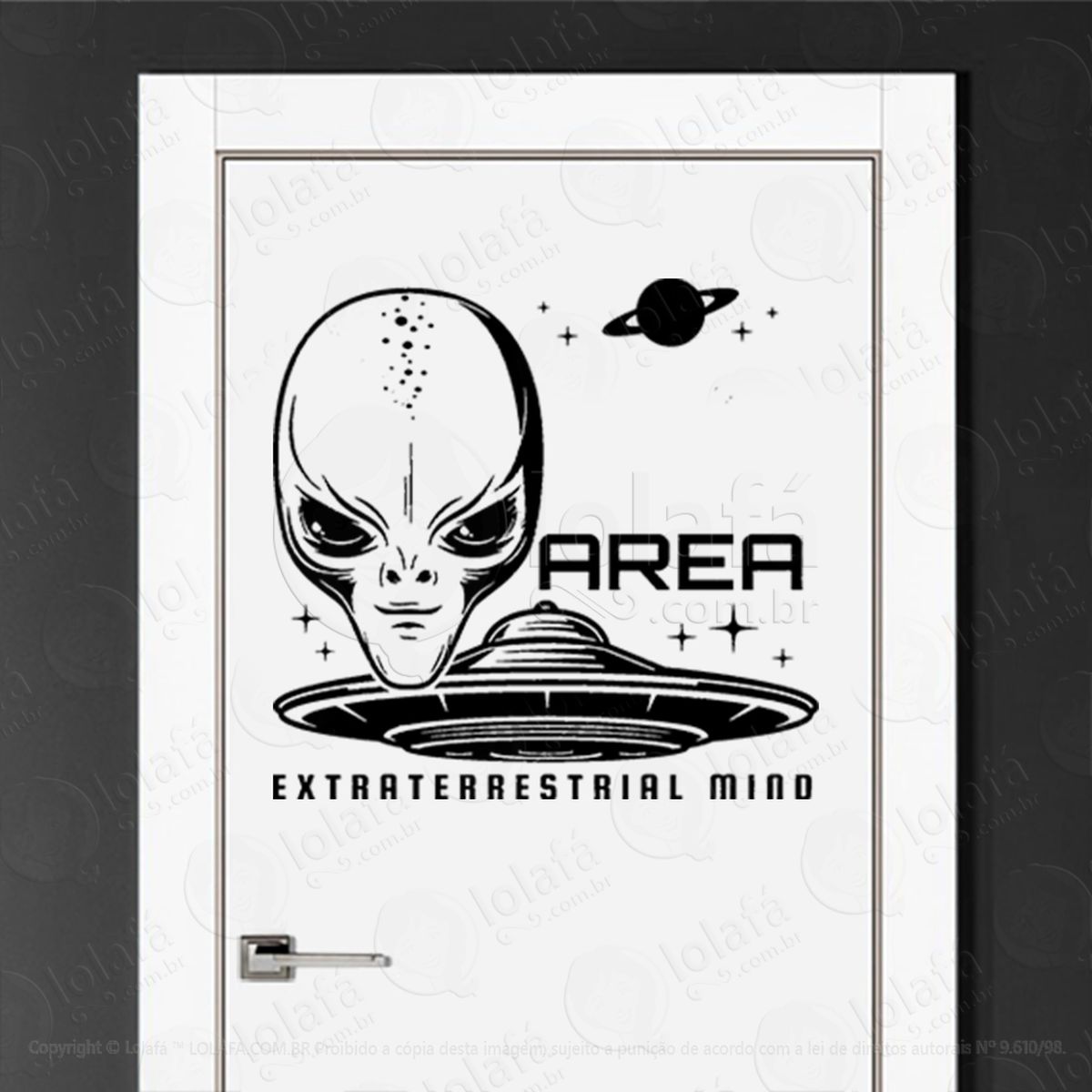 Adesivo - Alien Alienígena Et Extraterrestre Aliens