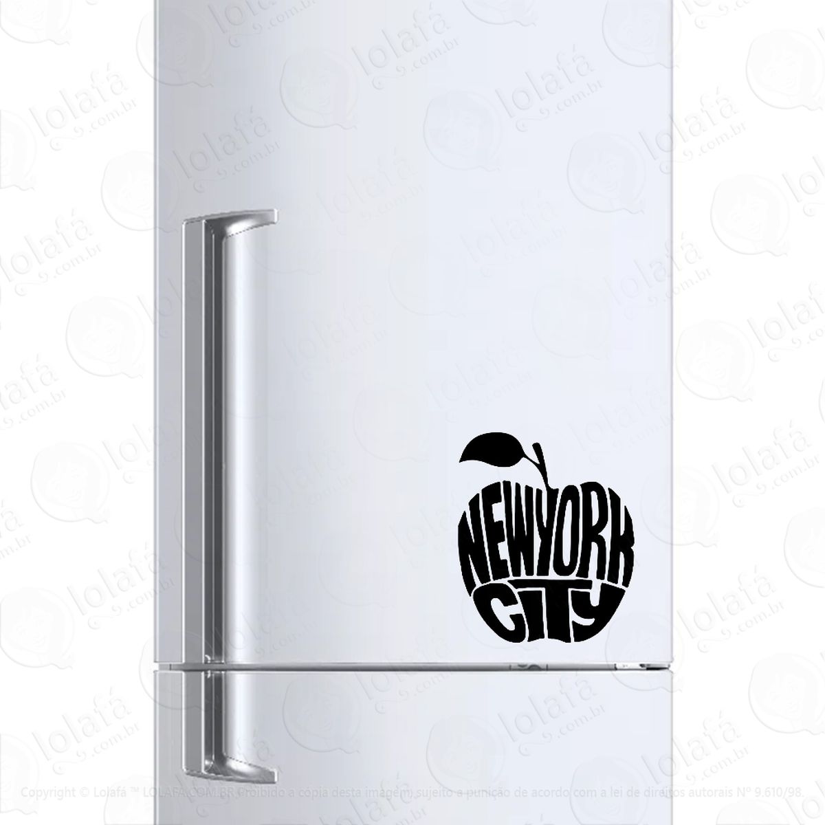 adesivo para geladeira nova york big apple mod:310