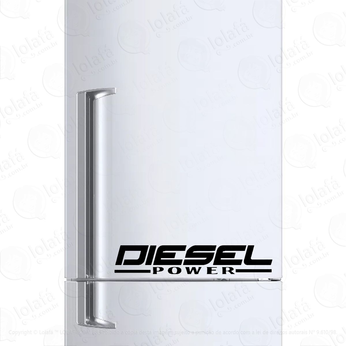 adesivo para geladeira diesel power mod:895