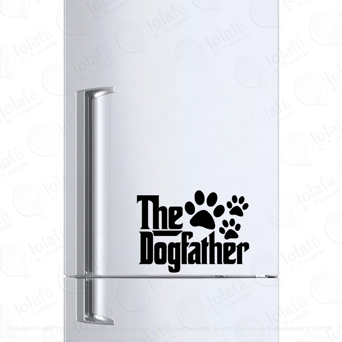 adesivo para geladeira the dogfather mod:1204