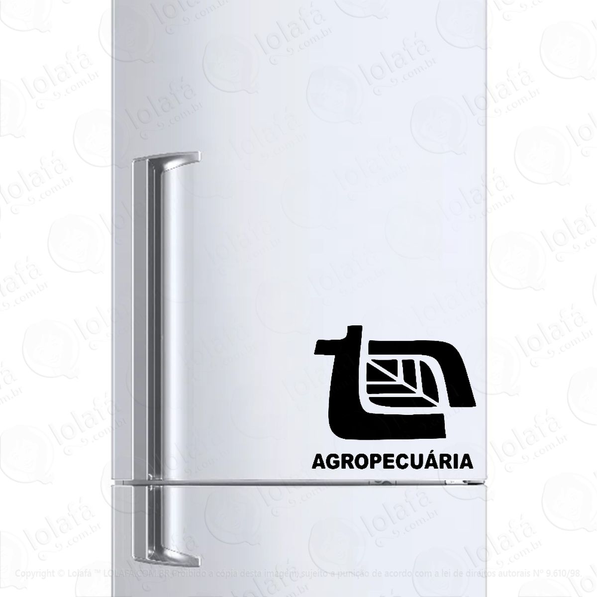 adesivo para geladeira agropecuária mod:1260