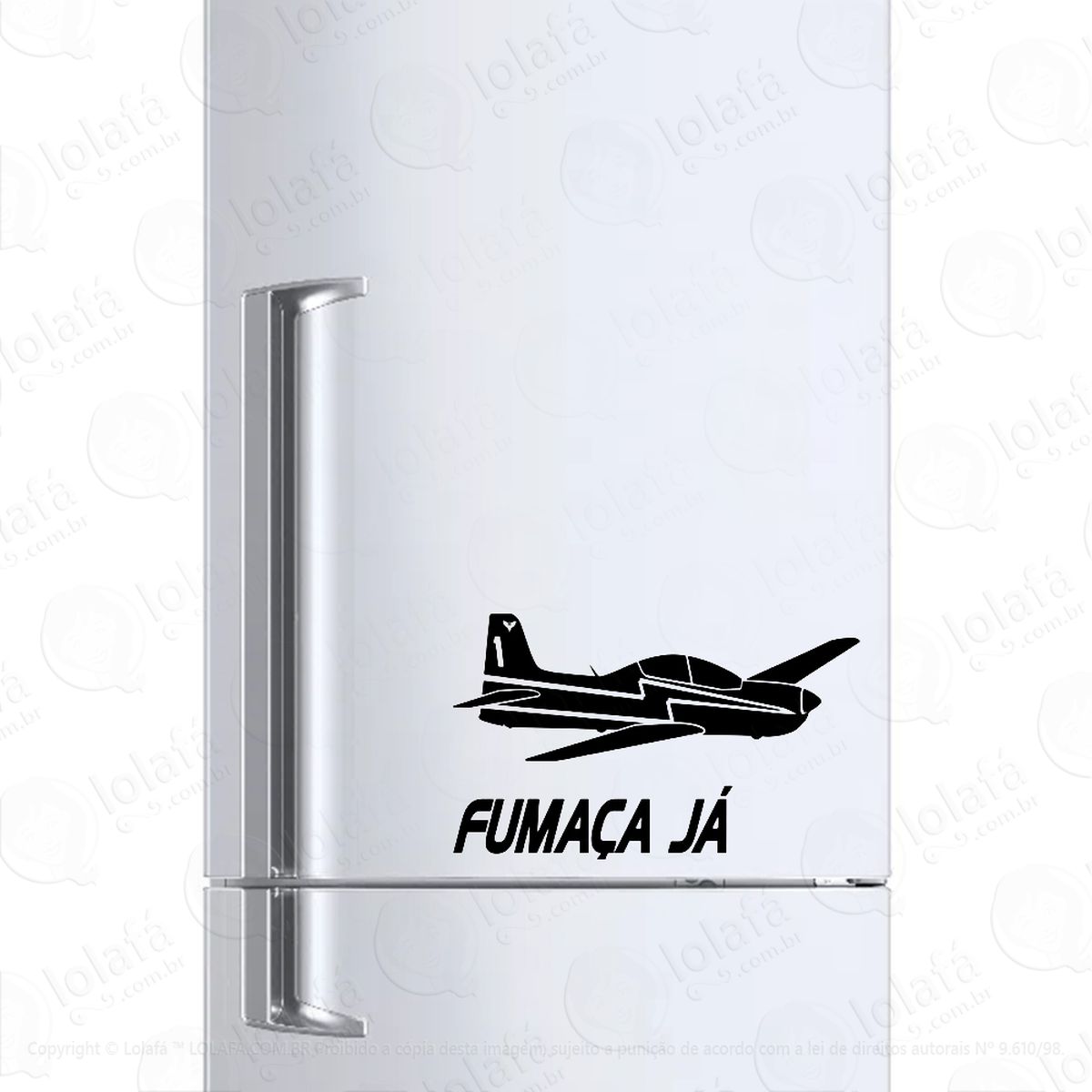 adesivo para geladeira esquadrilha da fumaça tucano fab mod:1306