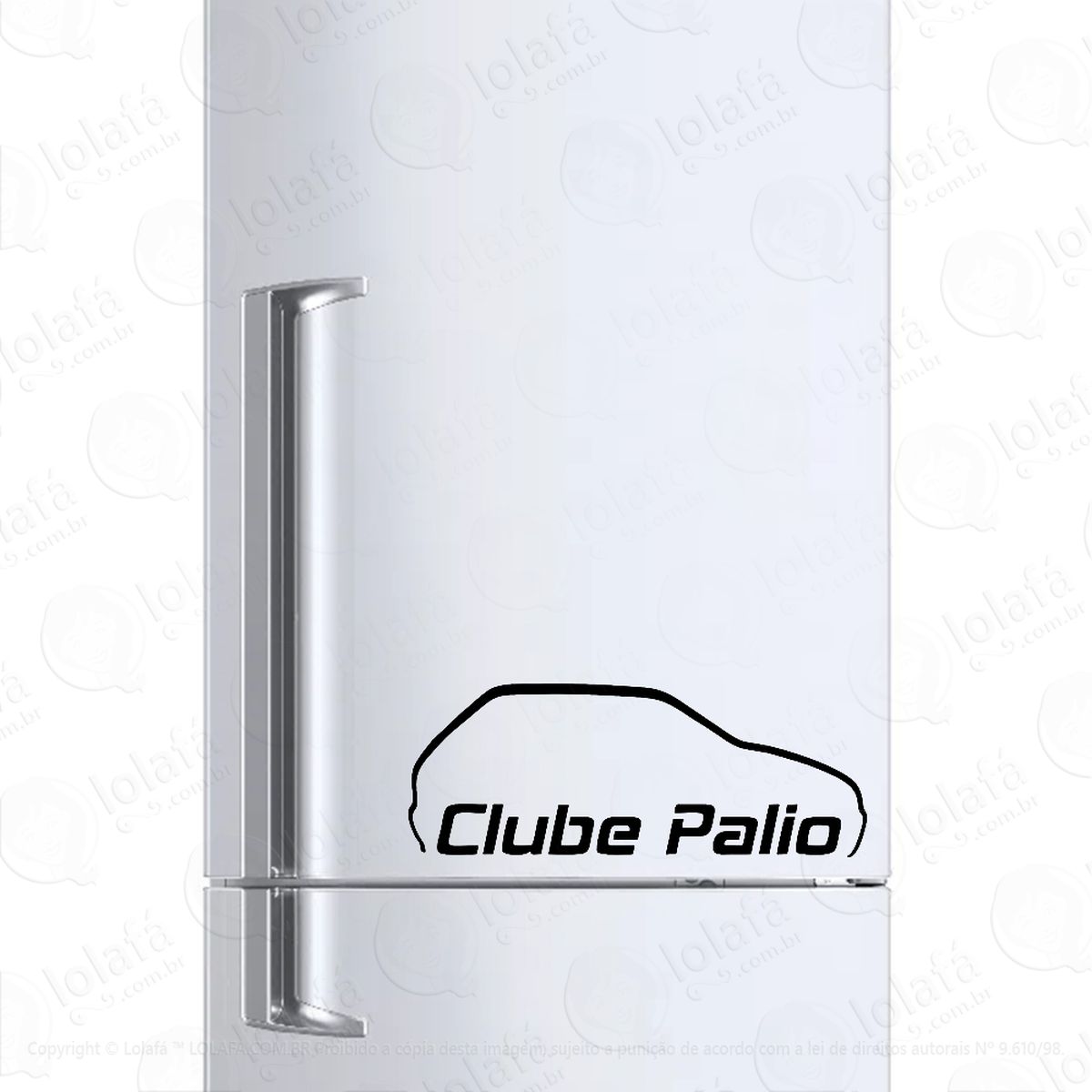 adesivo para geladeira clube do palio mod:1424