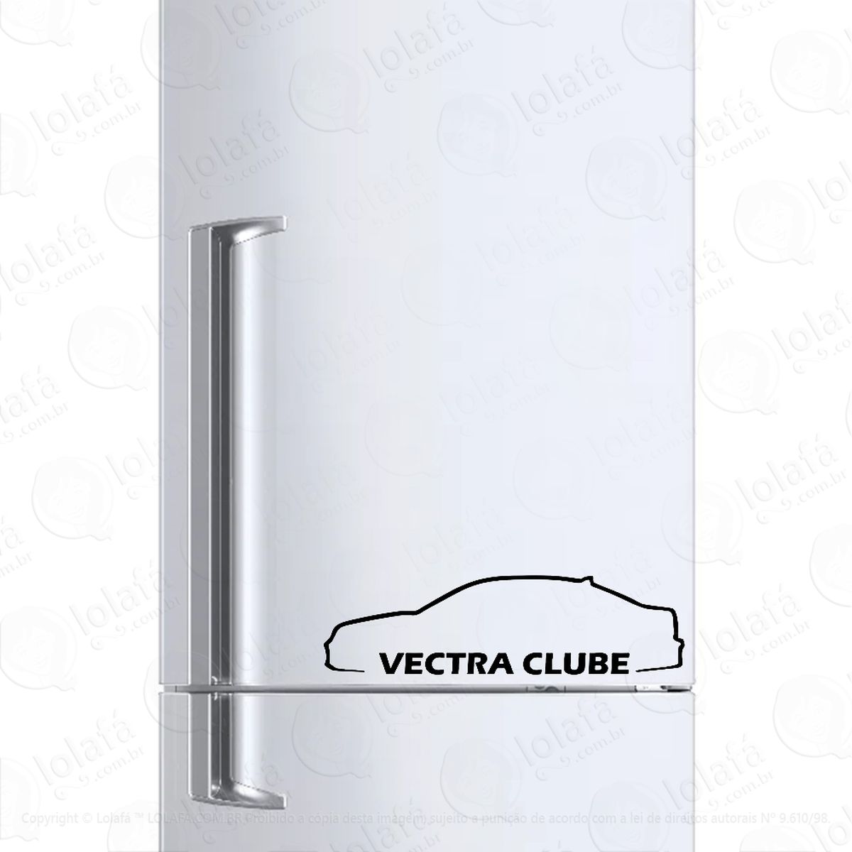 adesivo para geladeira clube do vectra mod:1432