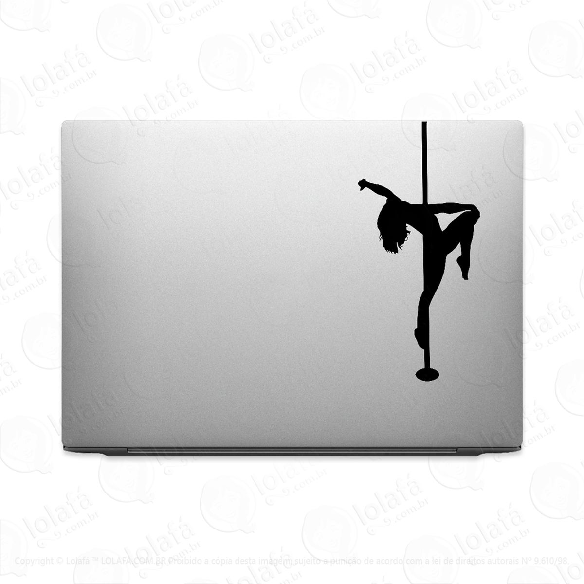 adesivo para notebook mulher em pole dance mod:1960