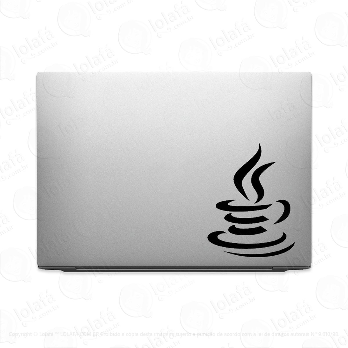 adesivo para notebook java linguagem de programação mod:2061