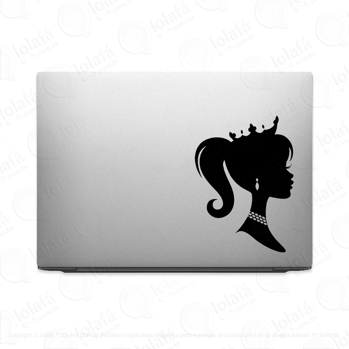 adesivo tablet notebook pc princesa diva mod:2109