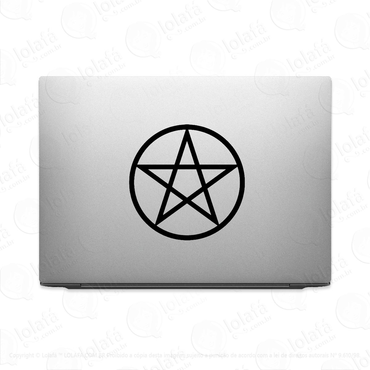 adesivo de notebook pentagrama mod:2158