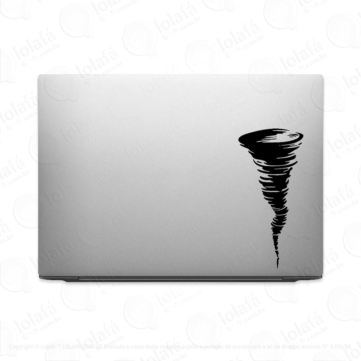 adesivo para notebook furacão tornado mod:2186