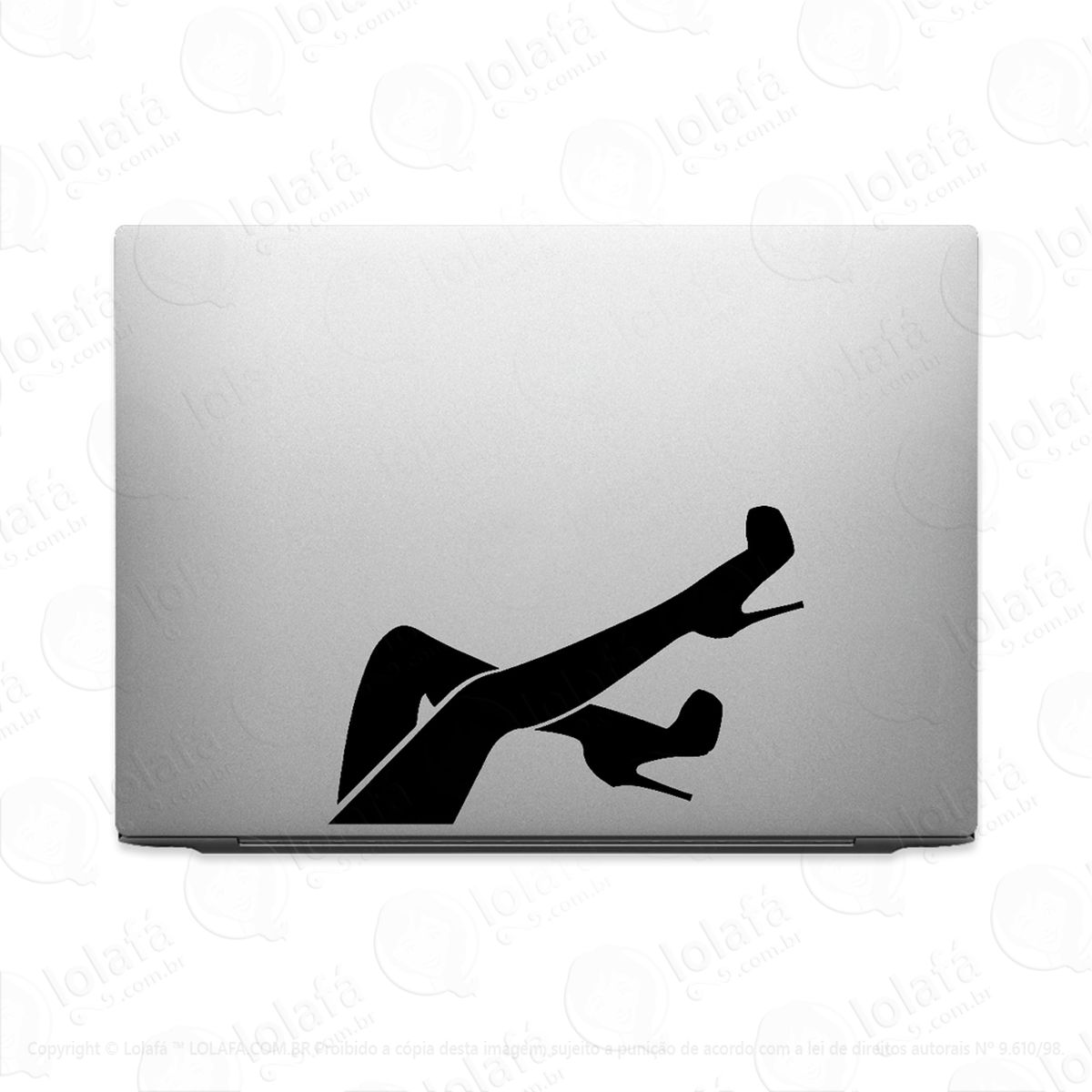 adesivo de notebook pernas femininas de salto mod:2197