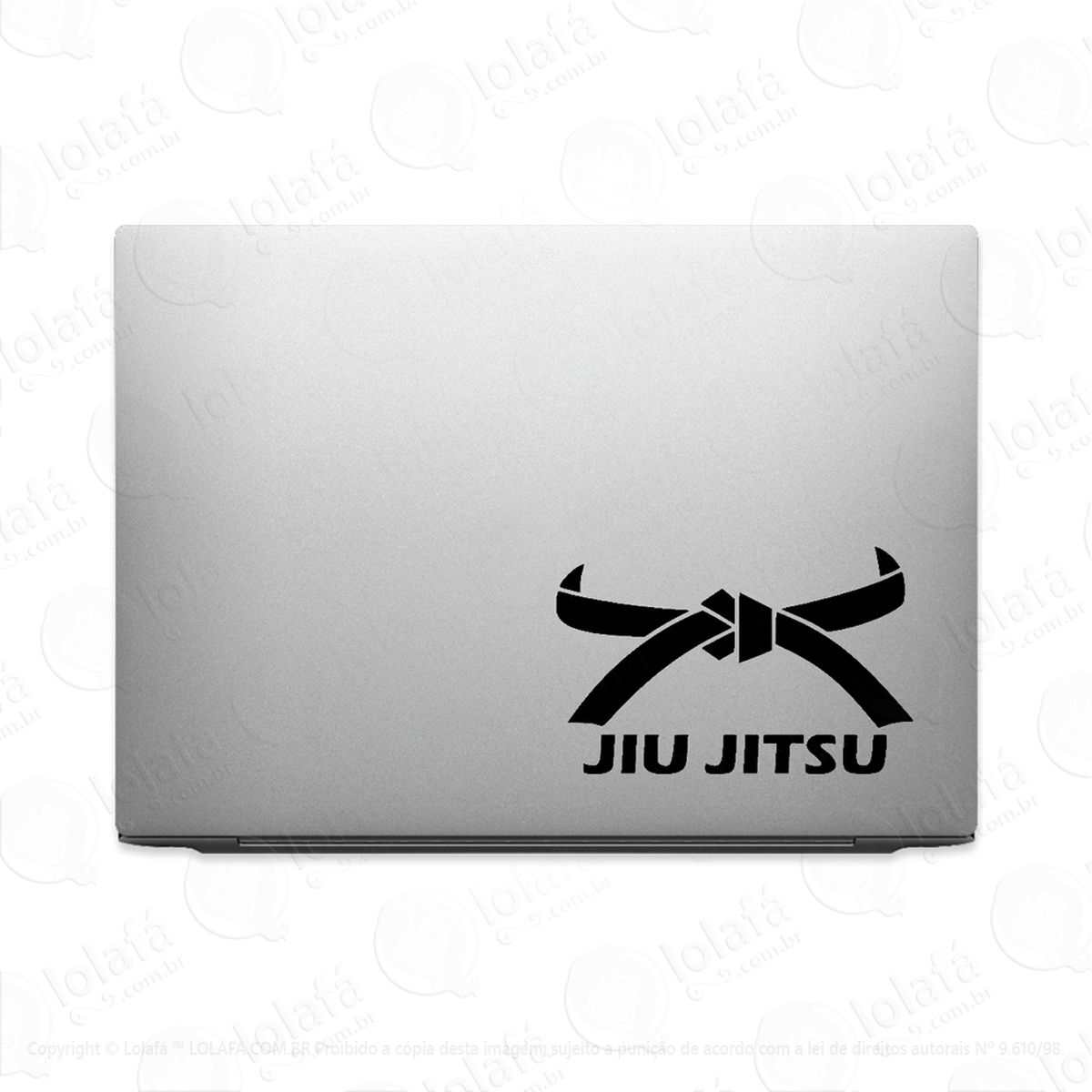 adesivo para notebook jiu jitsu faixa mod:2355