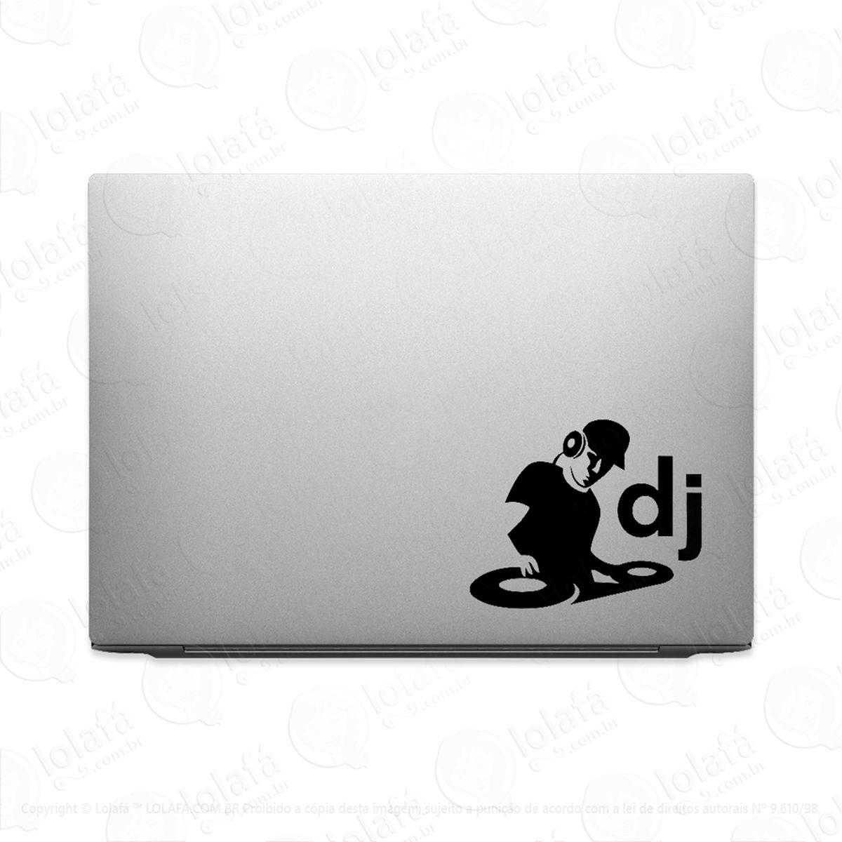 adesivo para notebook dj música disc jockey mod:2367