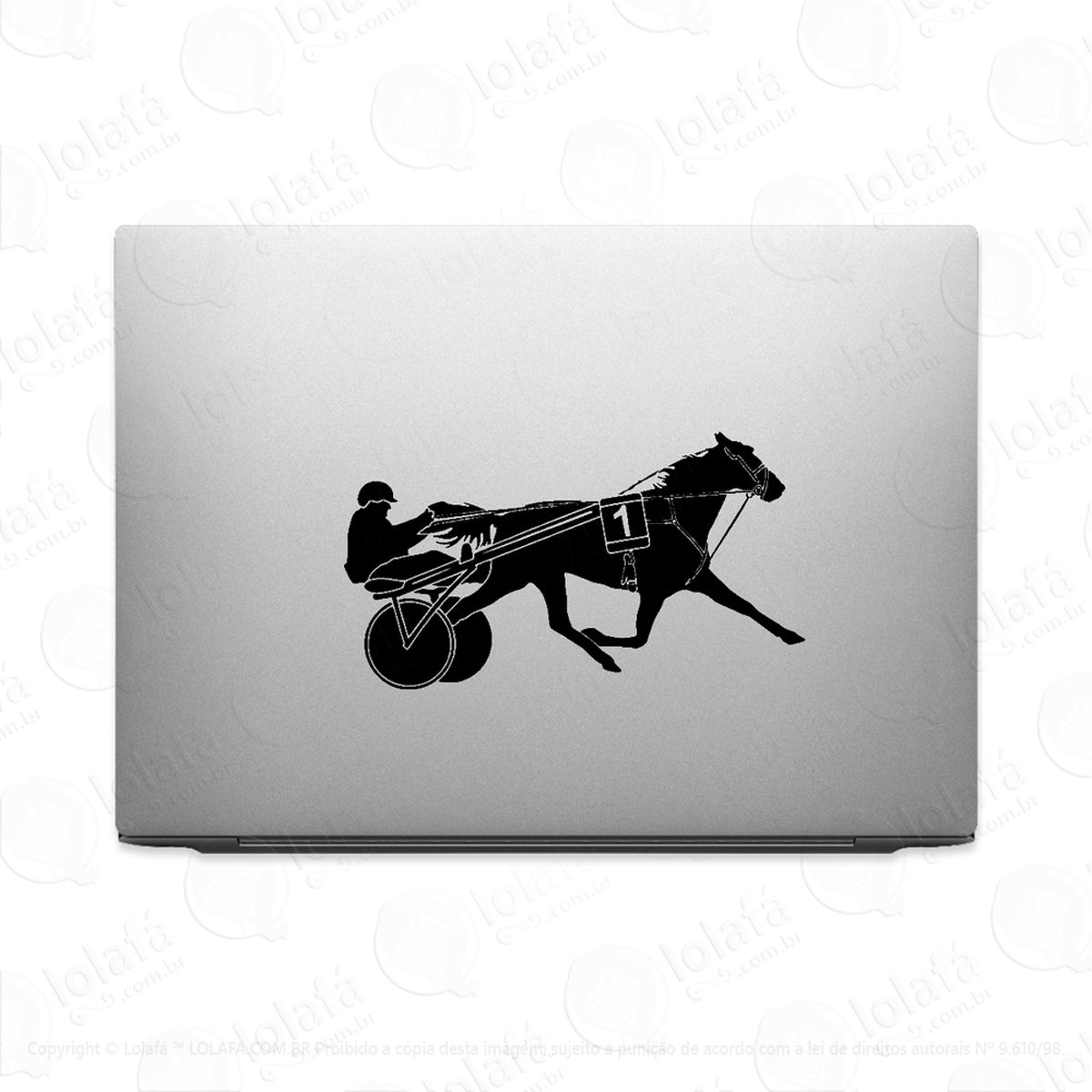 adesivo de notebook american trotter cavalo mod:2405