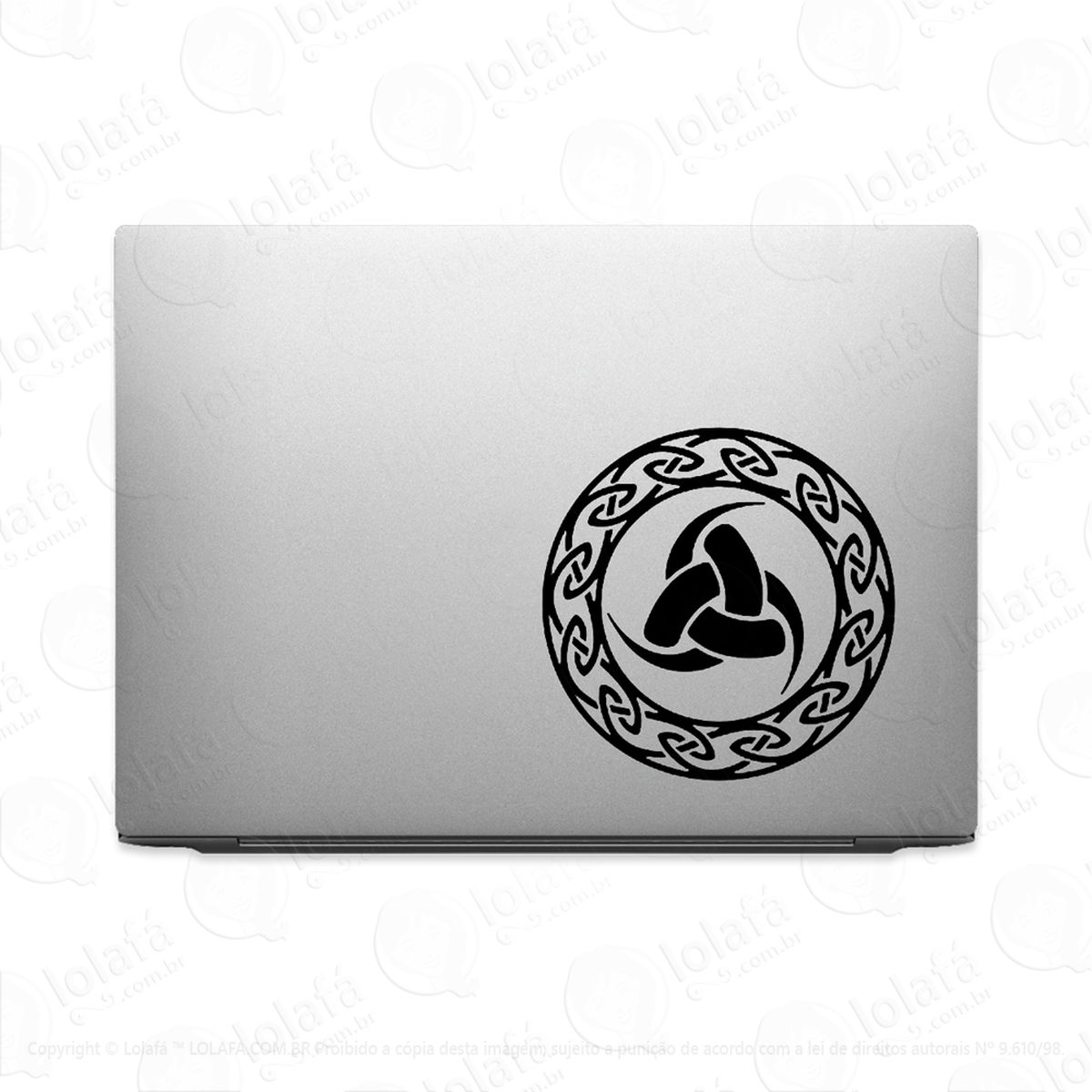 adesivo para notebook chifre tripl viking mod:2419