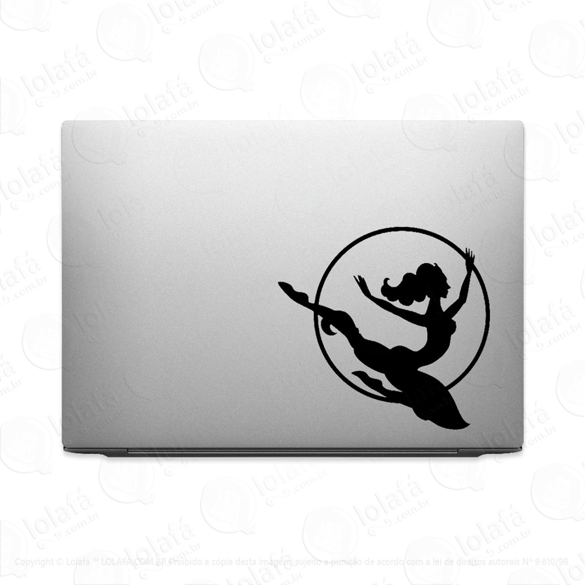 adesivo para notebook lira circo circense aro mod:2429