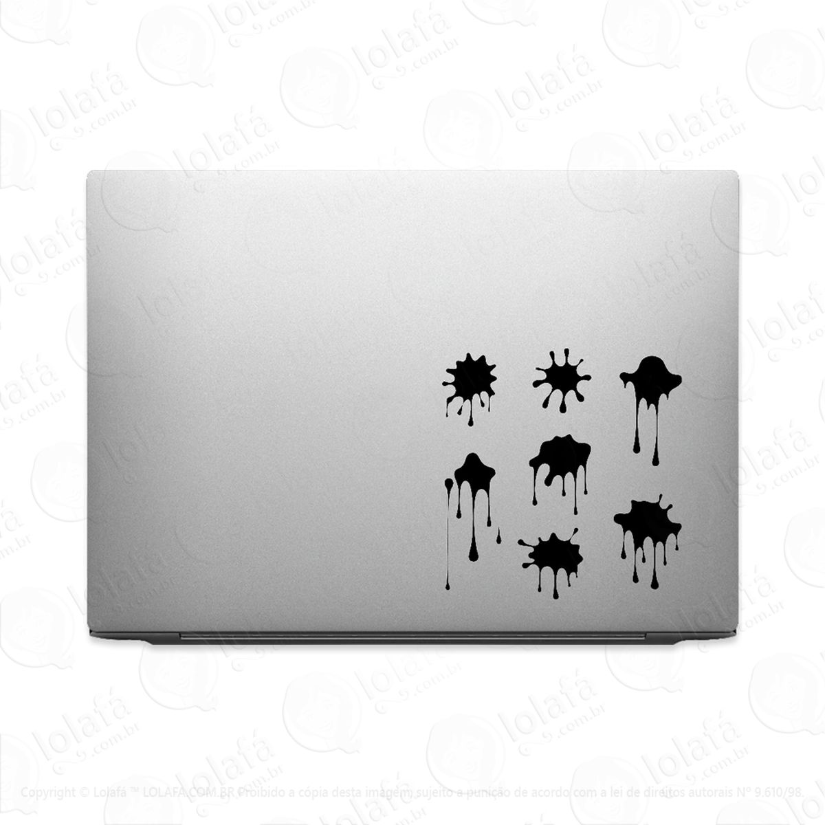 adesivo para notebook splash manchas de tinta mod:2441