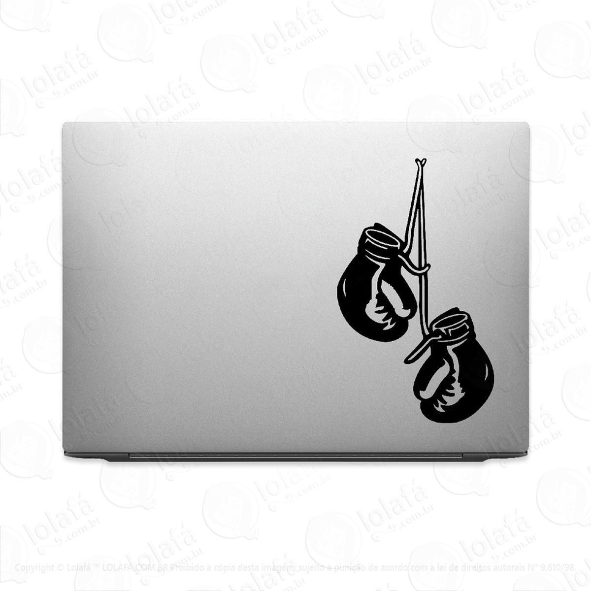 adesivo para notebook luvas de boxe penduradas mod:2458