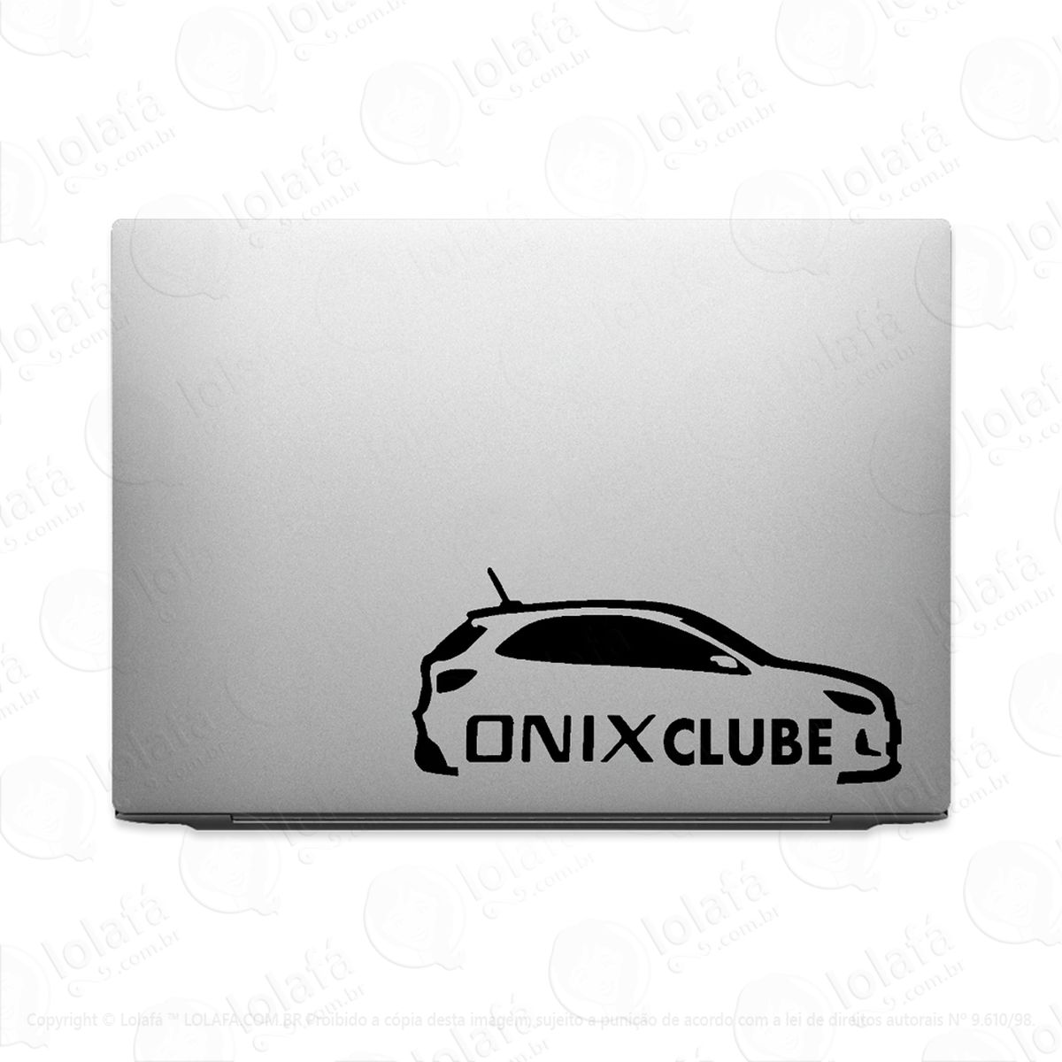 adesivo para notebook clube onix chevrolet mod:2508