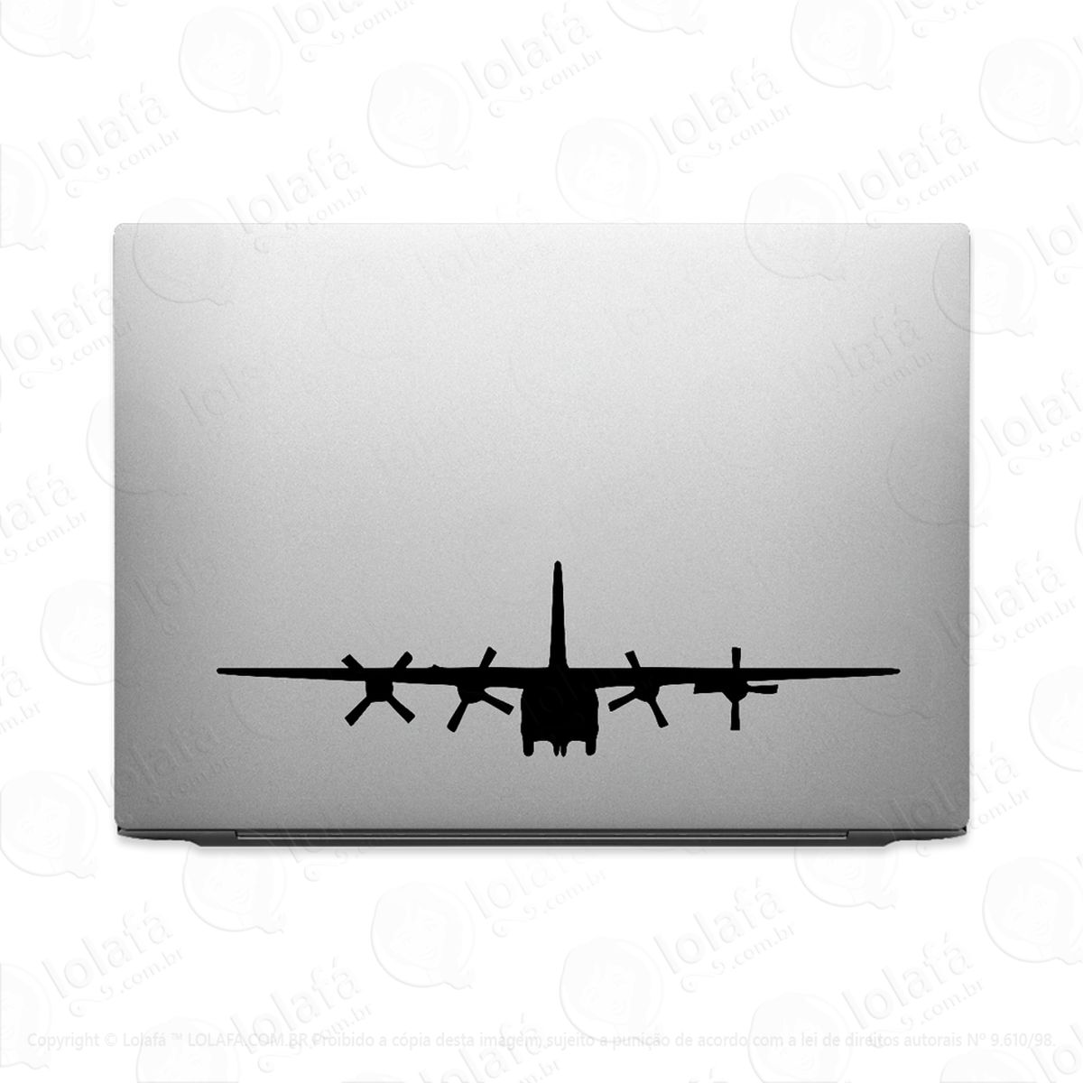 adesivo para notebook avião c-130 hercules militar mod:2510