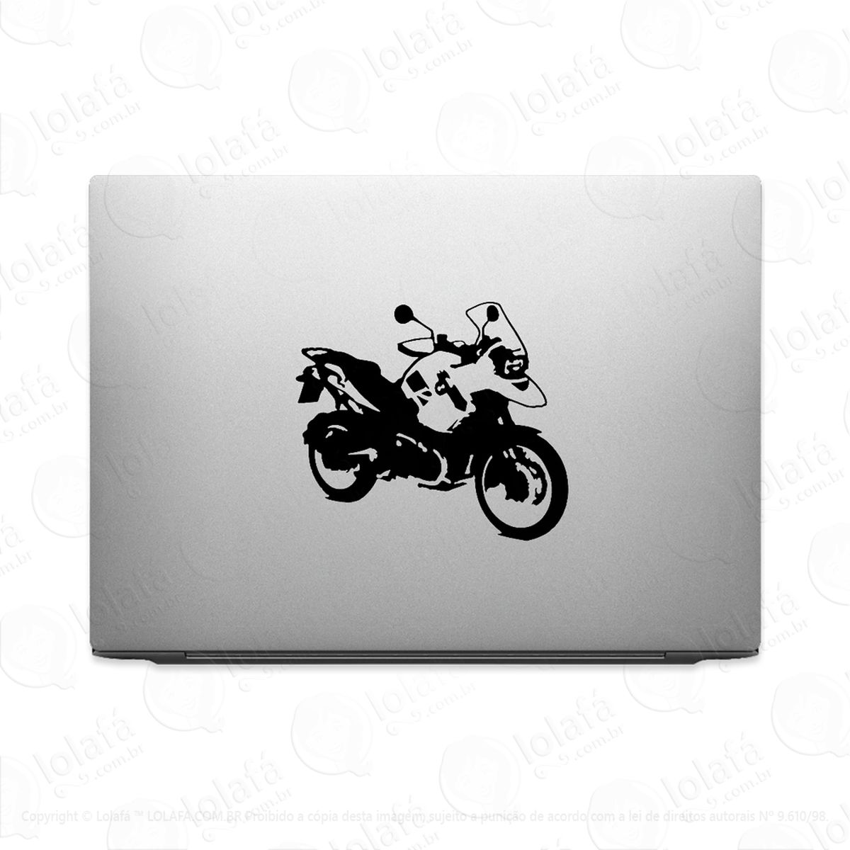 adesivo para notebook moto bigtrail mod:2571