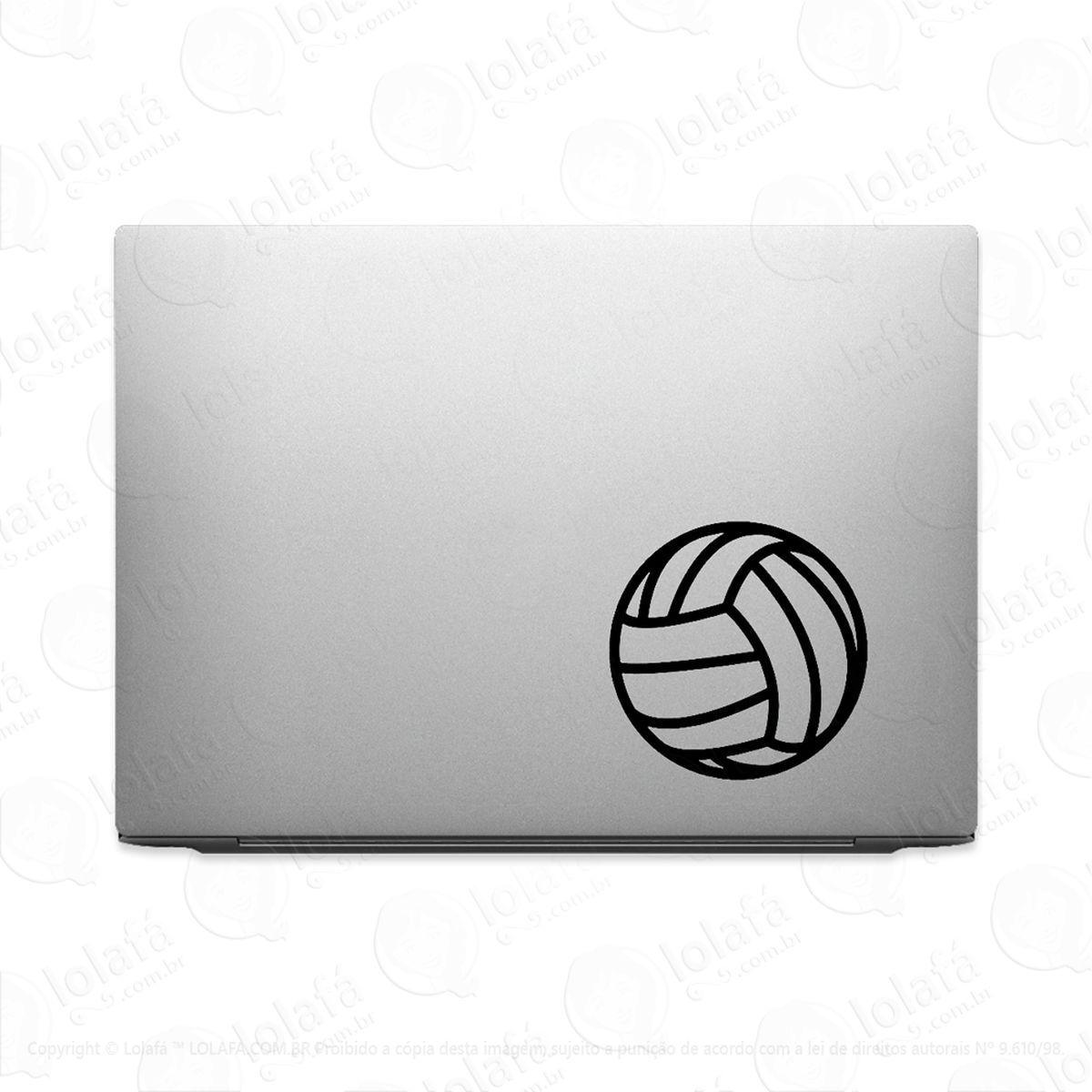 adesivo para notebook bola de vôlei voleibol mod:2606