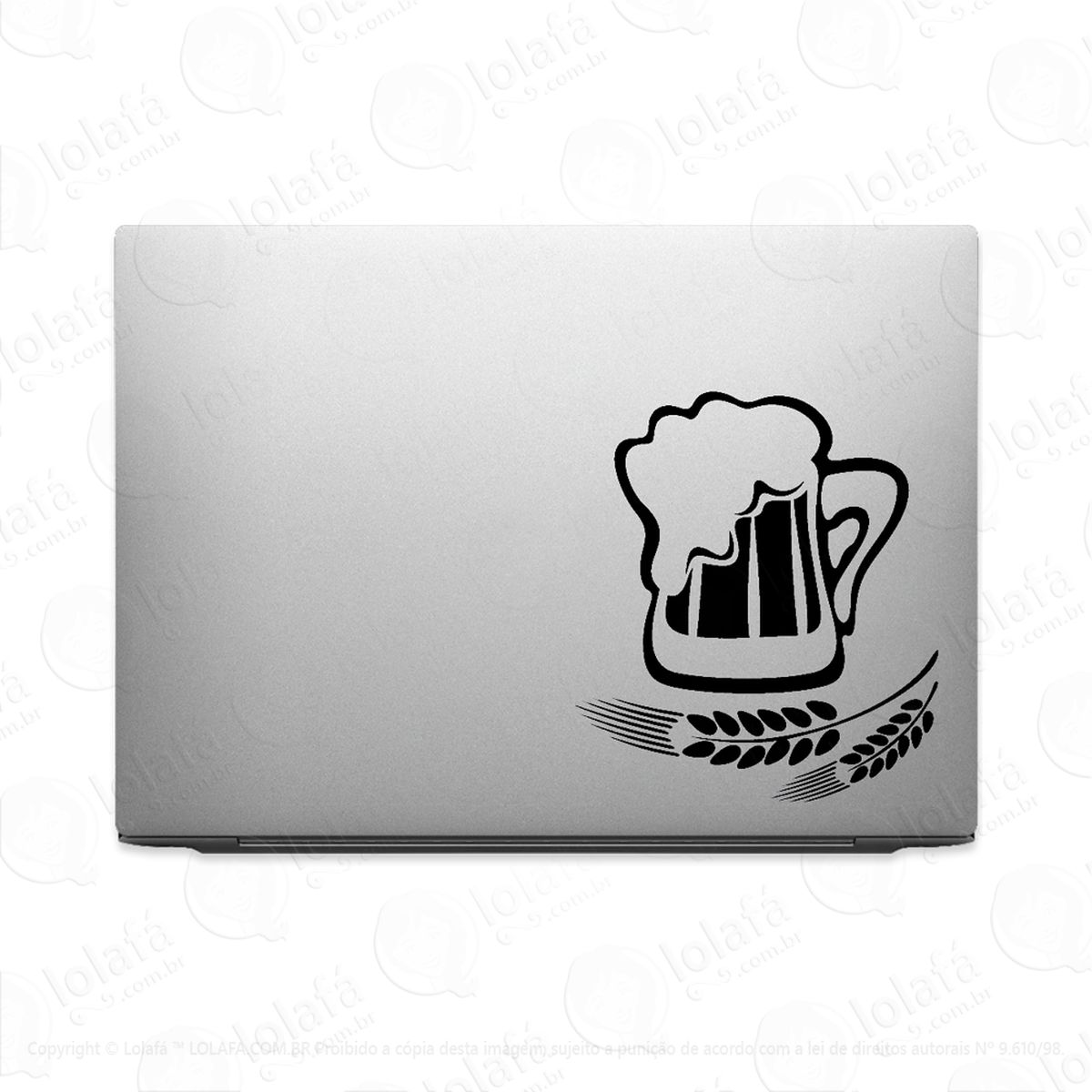 adesivo para notebook caneca cerveja de trigo alemã mod:2609