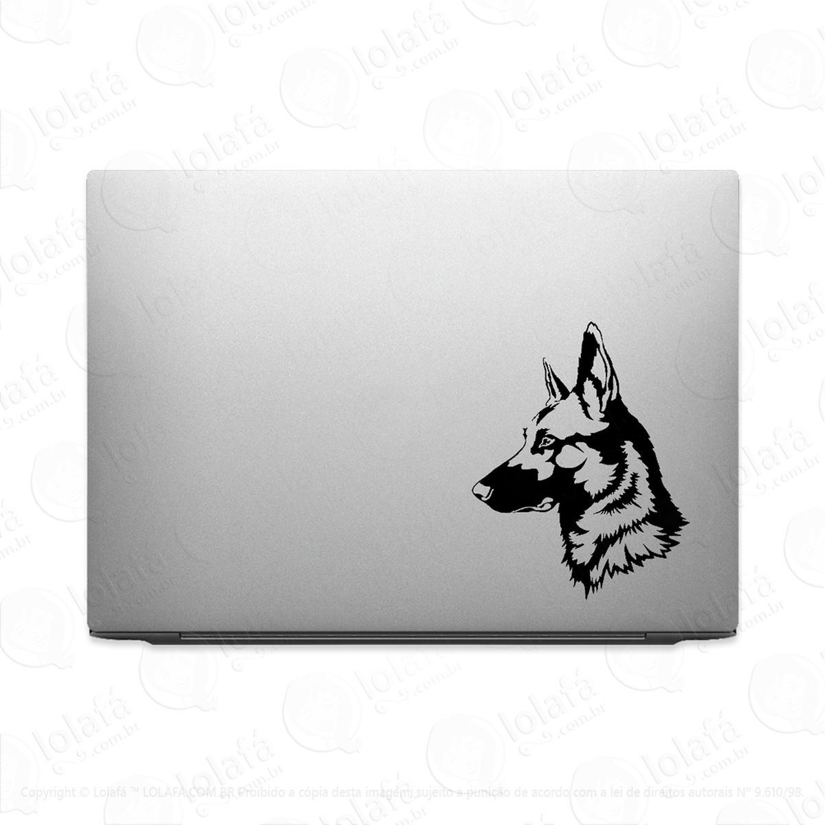 adesivo para notebook cachorro raça pastor belga mod:2633