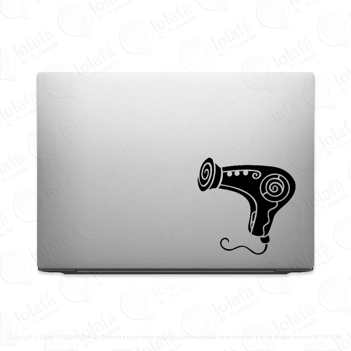 adesivo para notebook beleza secador de cabelo mod:2675