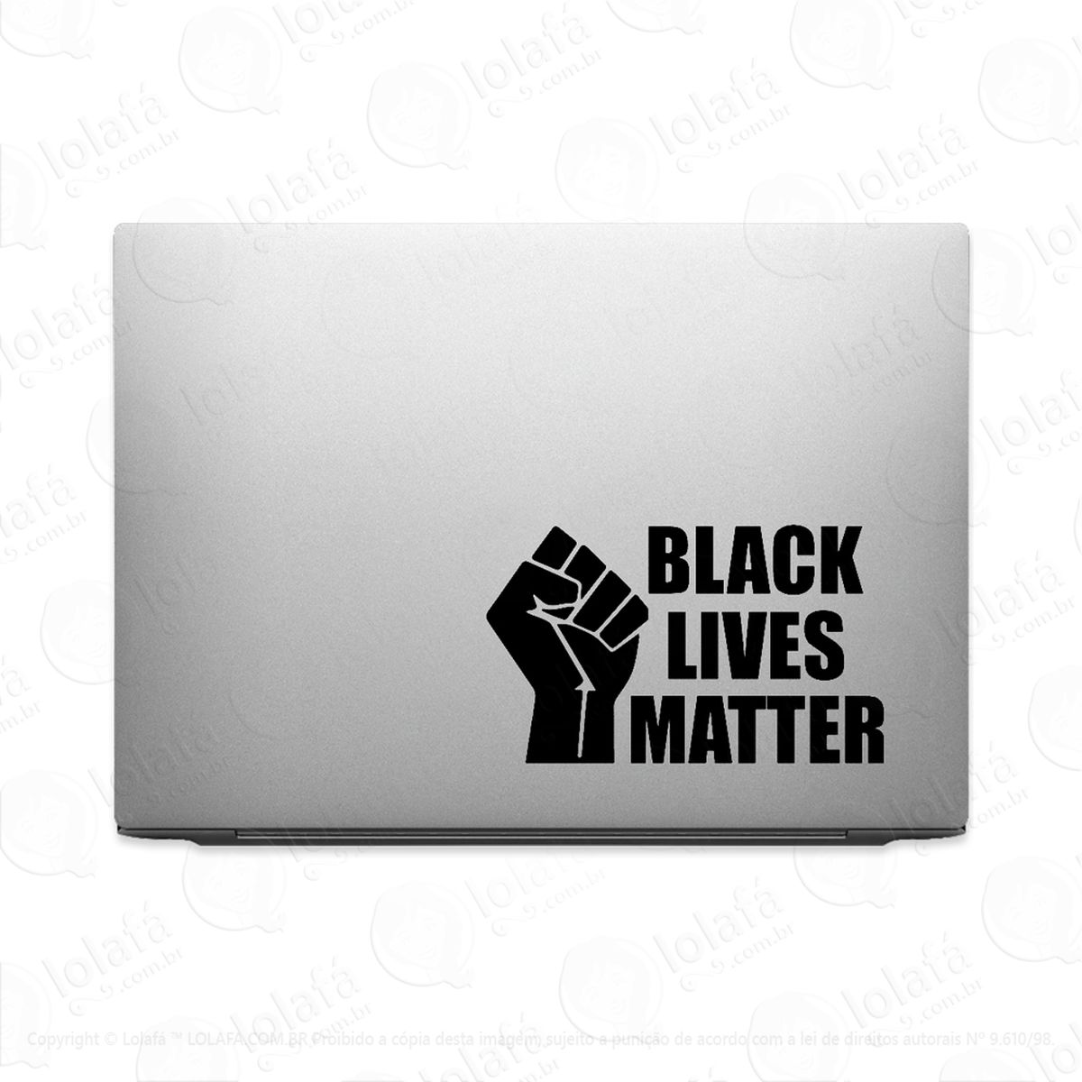 adesivo tablet notebook pc black lives matter mod:2677