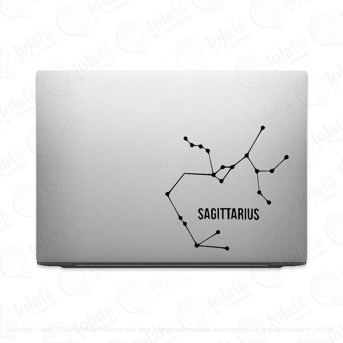 adesivo para notebook constelação de sargitário mod:2702