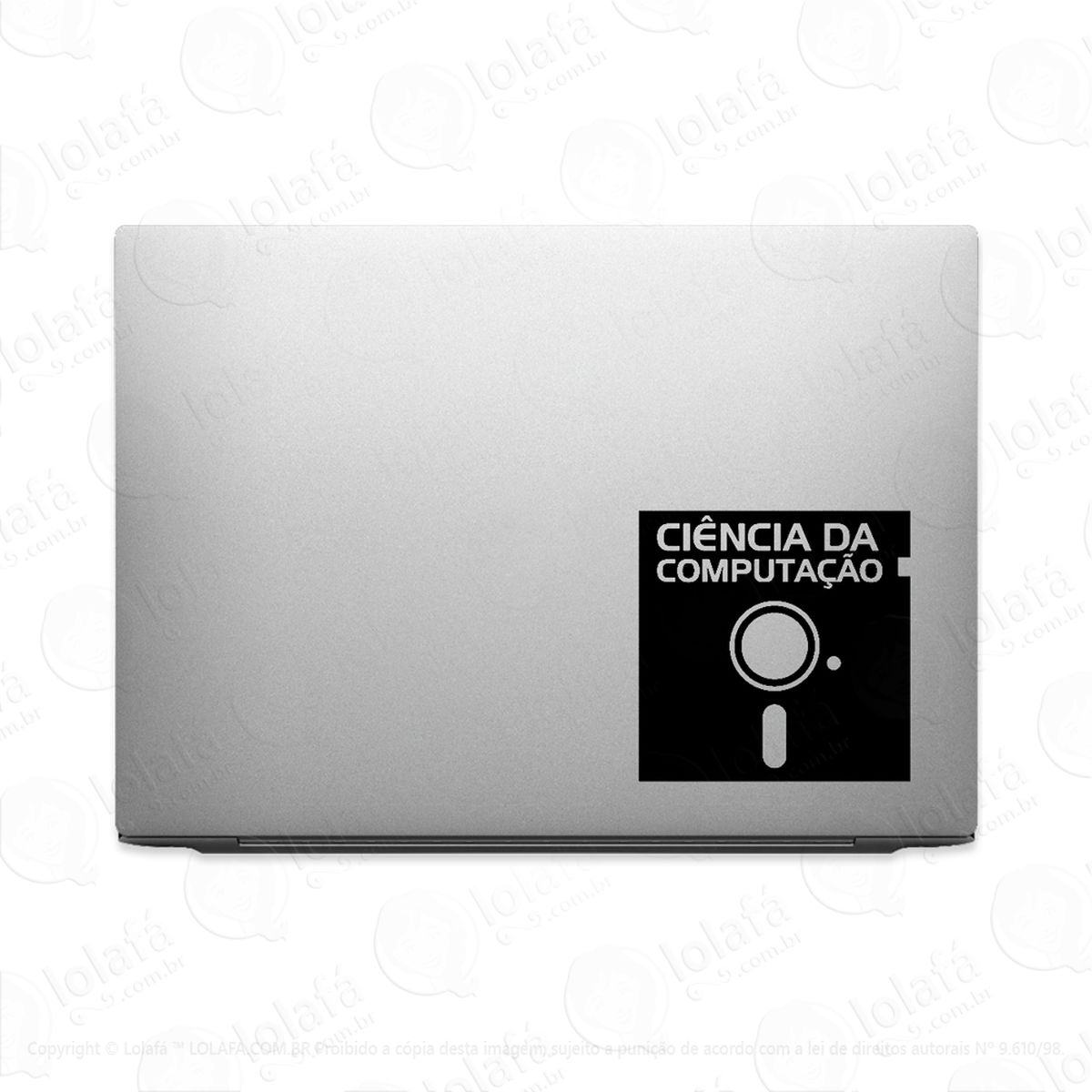 adesivo para notebook ciência da computação curso mod:2734