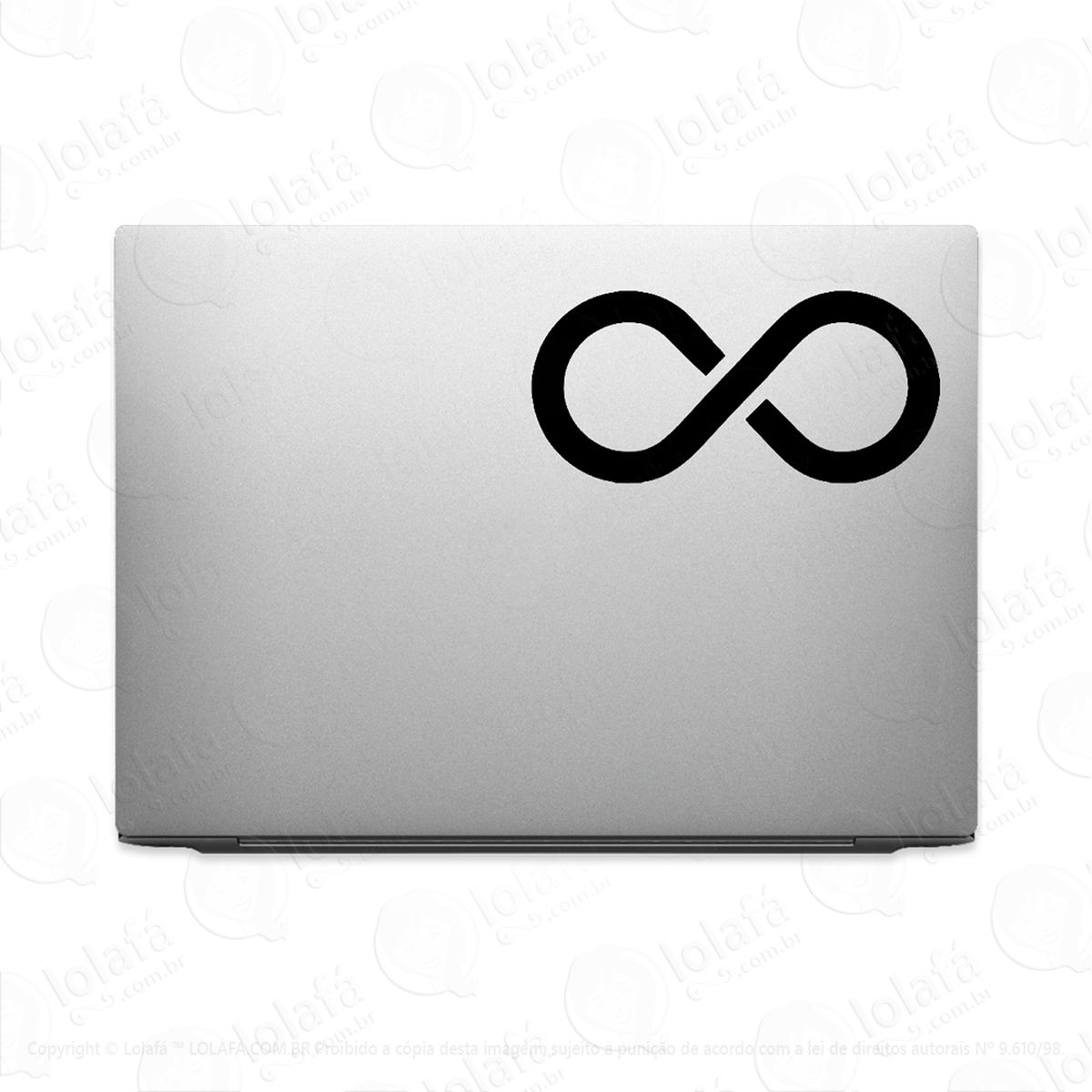 adesivo de notebook símbolo infinito lemniscata mod:2761