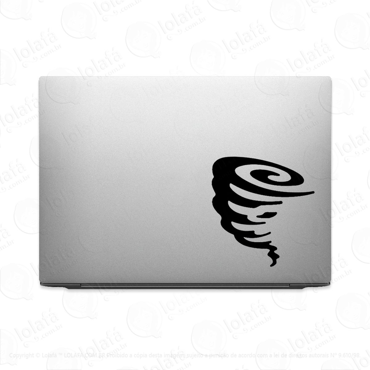 adesivo para notebook tornado furação tufão mod:2790