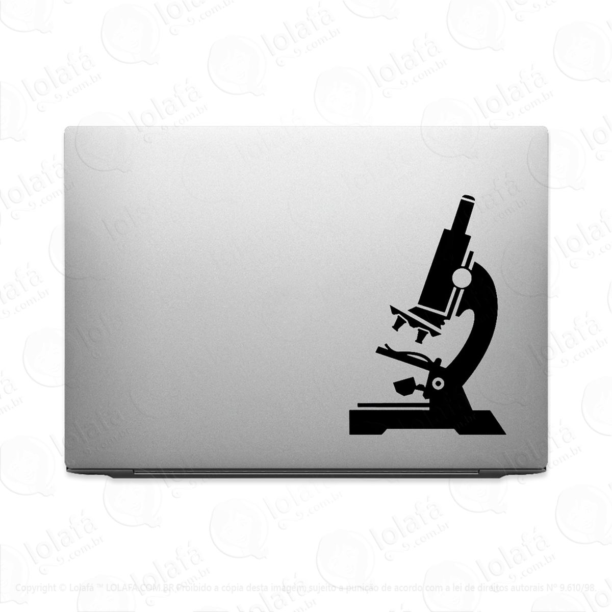 adesivo para notebook pesquisador microscópio mod:2799