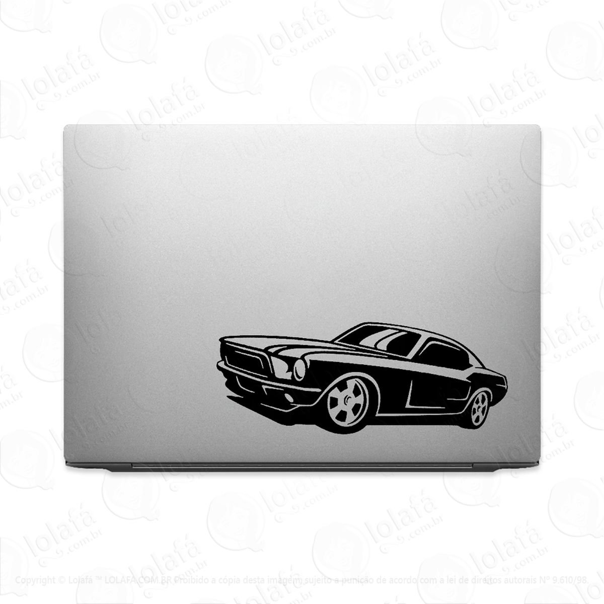 adesivo para notebook mustang clássico mod:2810