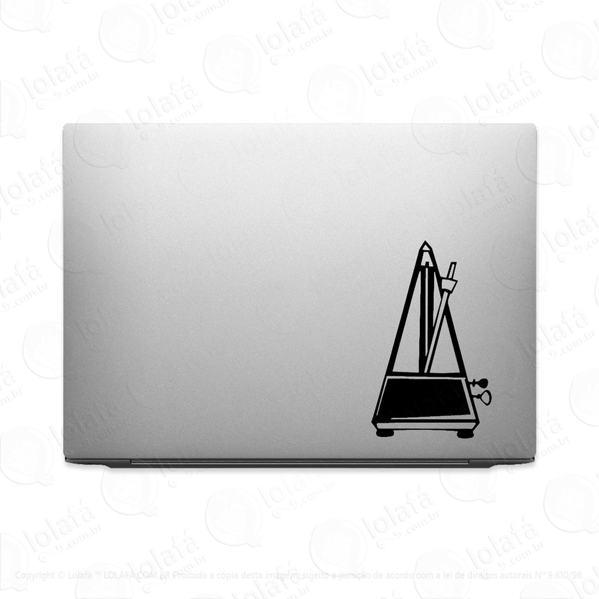 adesivo para notebook marcador metrônomo mod:2838