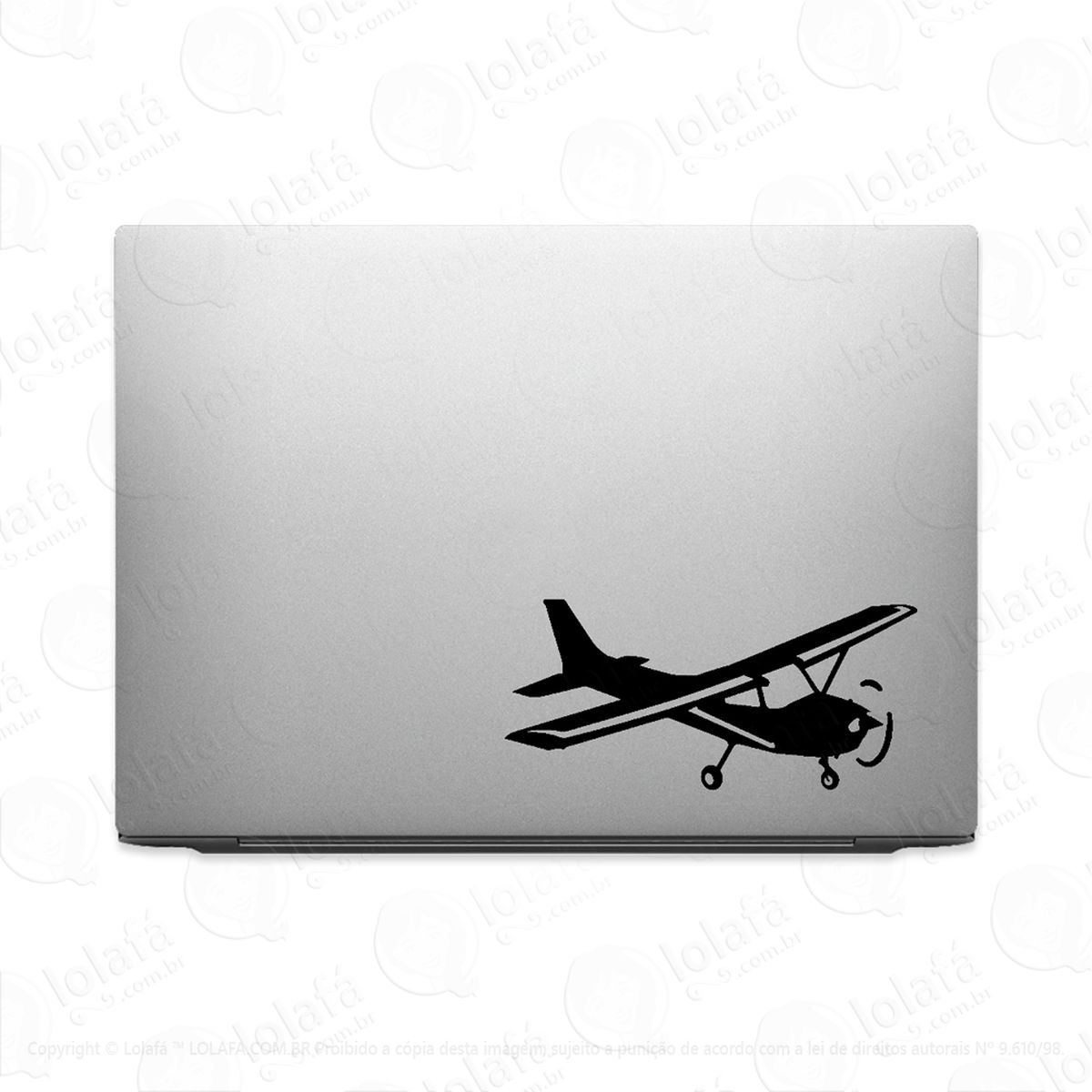 adesivo para notebook cessna 172 aeroclube mod:2872