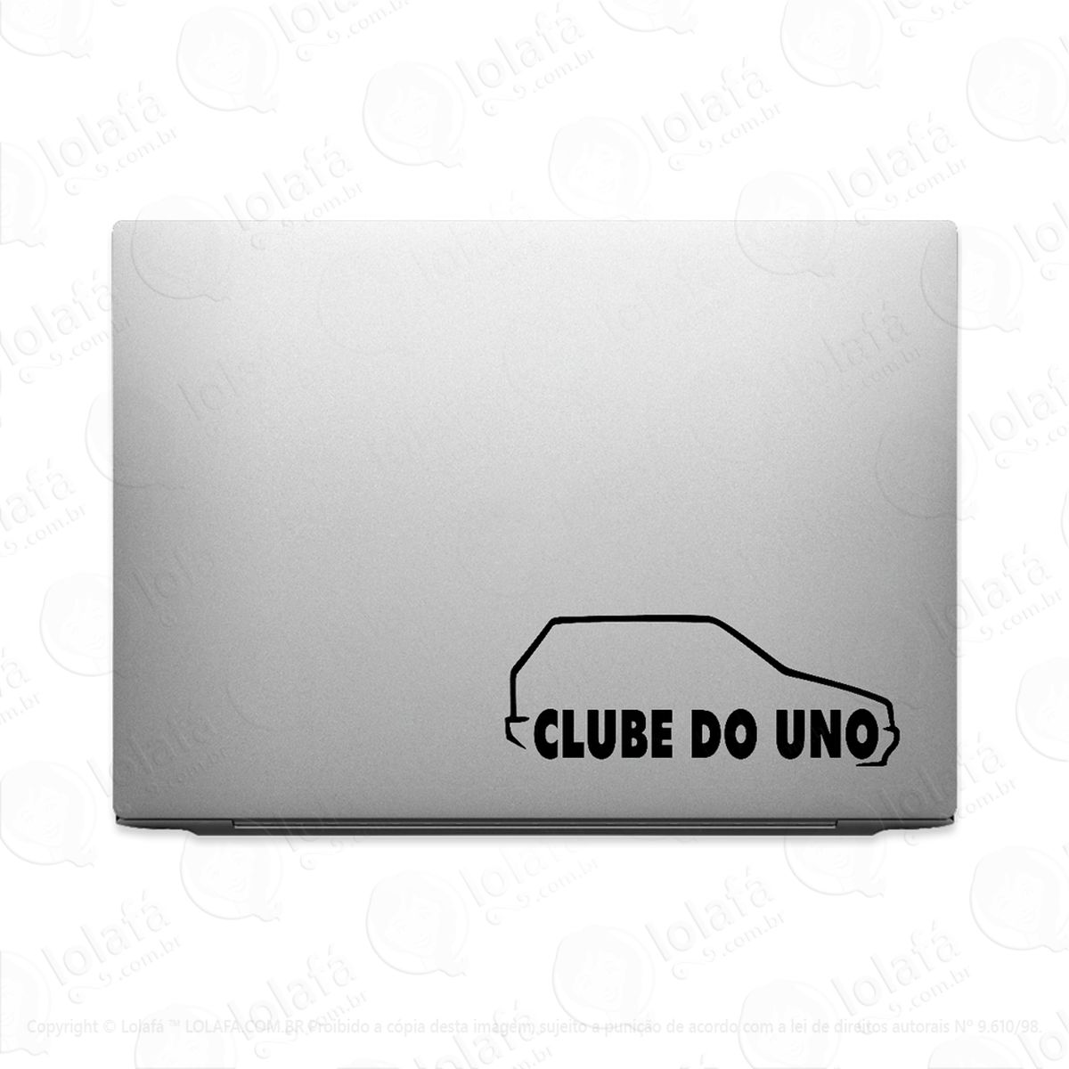 adesivo para notebook clube do uno mod:2889