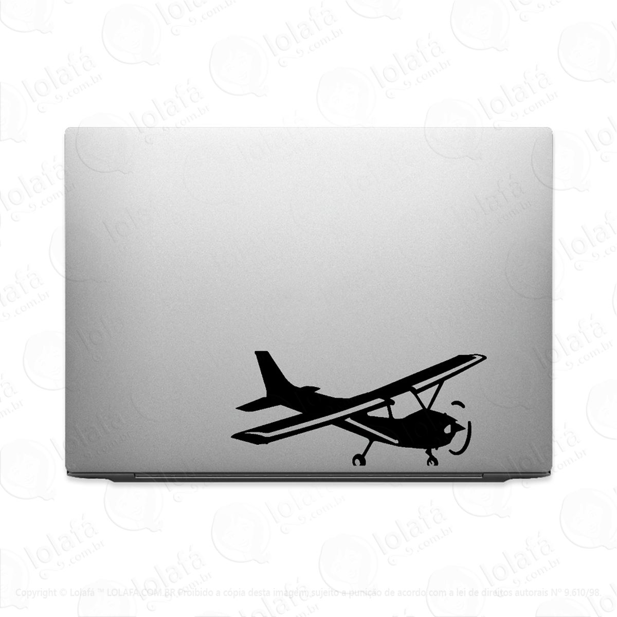 adesivo de notebook cessna 172 aeroclube mod:2922