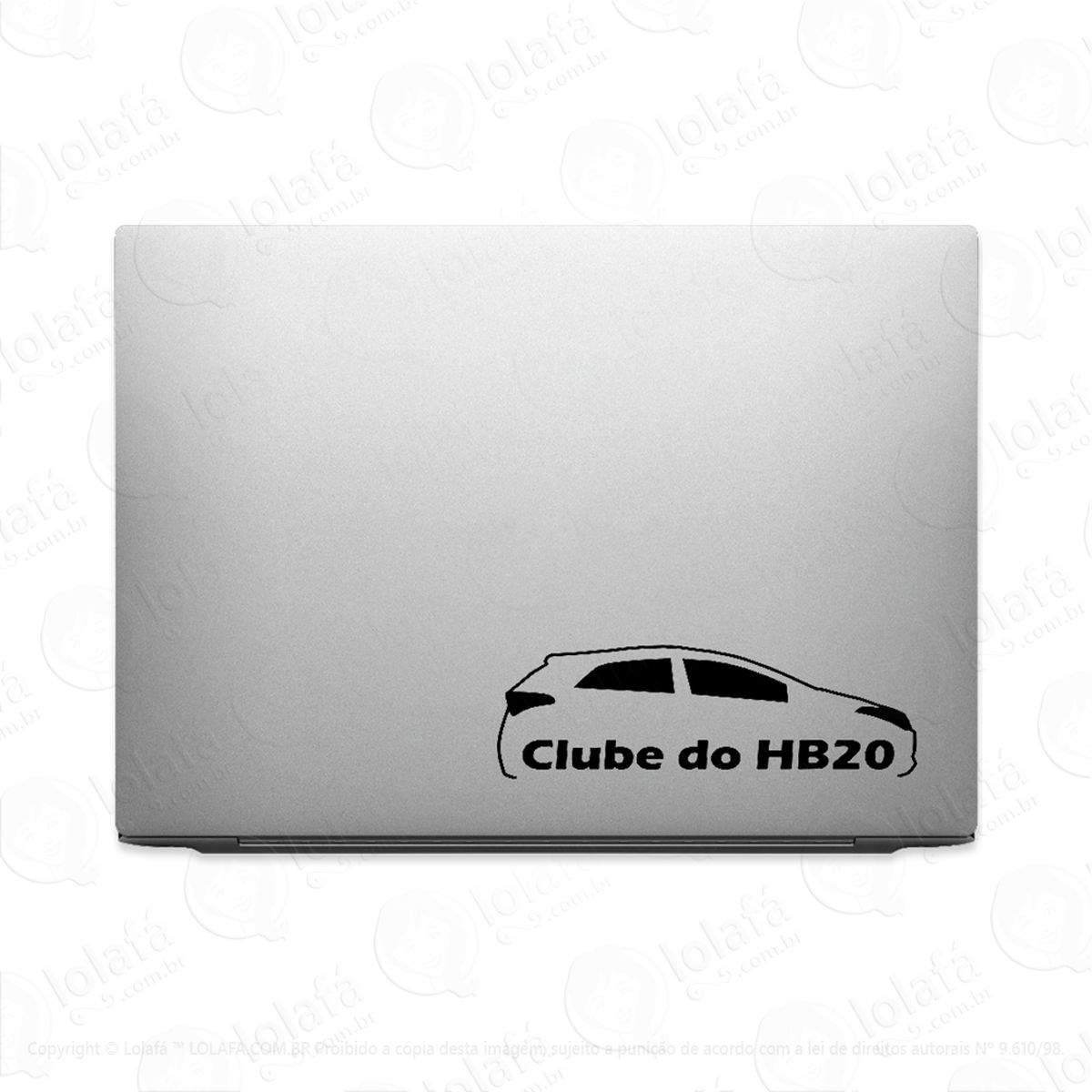 adesivo para notebook clube do hb20 mod:2937