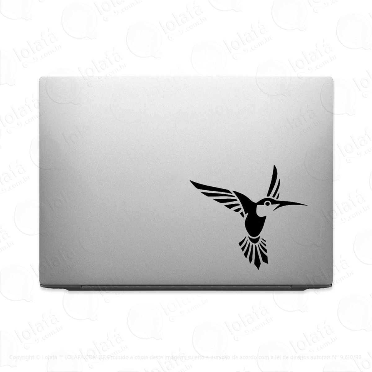 adesivo para notebook beija flor passarinho mod:2946