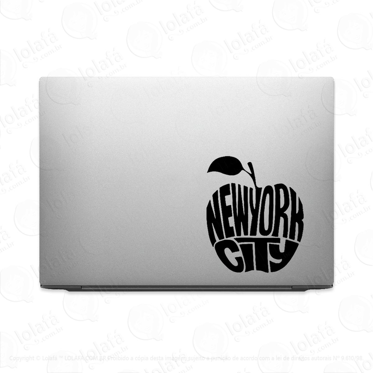 adesivo para notebook nova york nyc big apple mod:2962